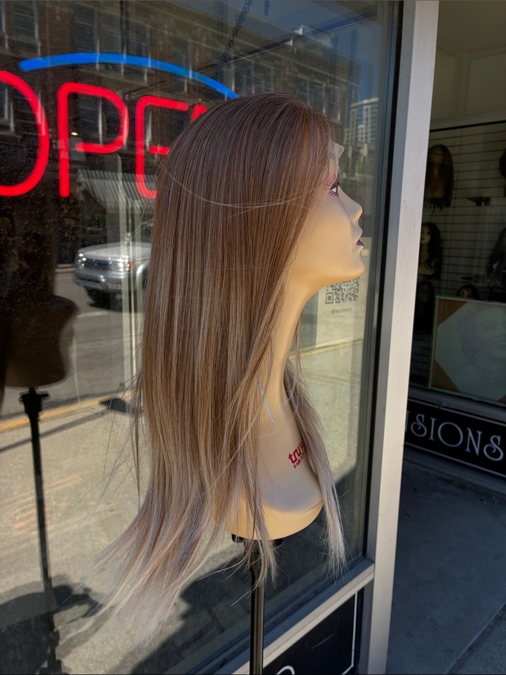 Ash blonde with platinum Tips - Women Hair